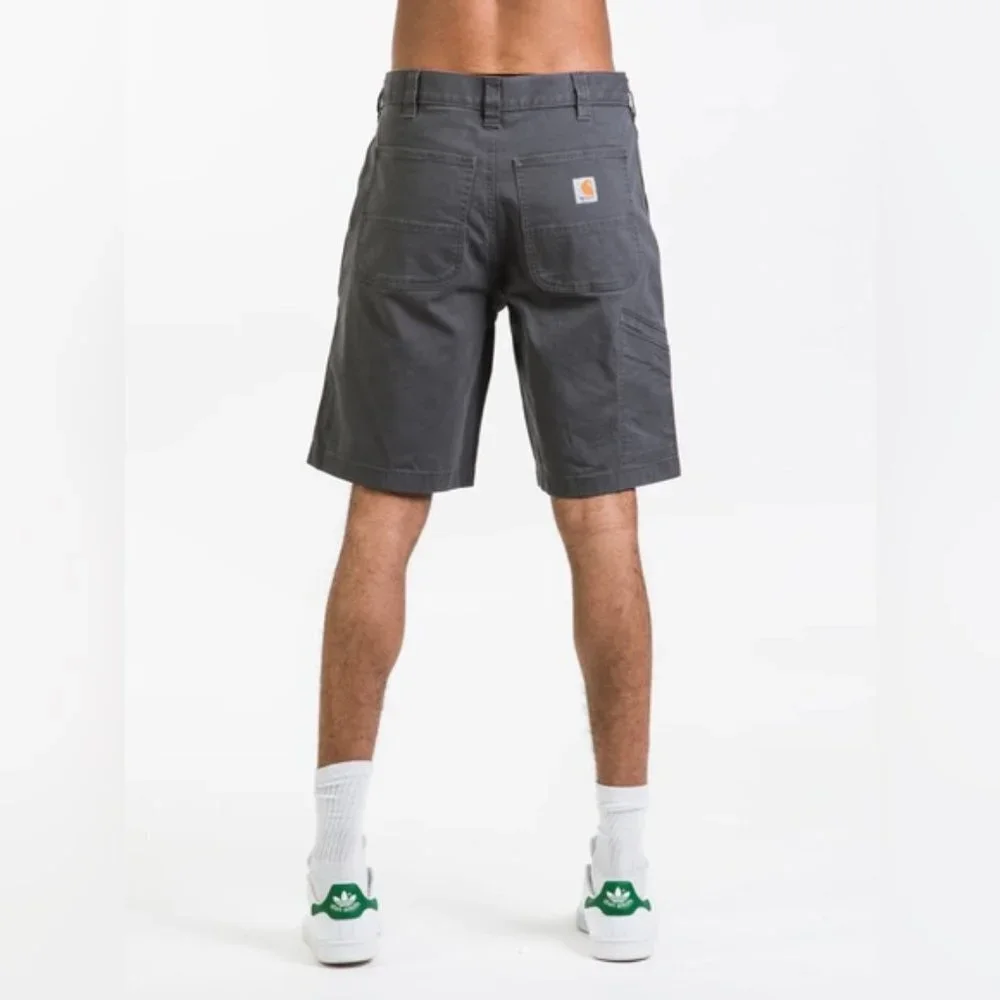 Carhartt Shorts Men's Size 42‎ Grey Gravel Relaxed Fit Canvas Rugged Flex Work